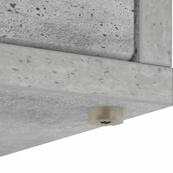 vidaXL Kattenhuis Beton 42,5 x 40 x 53,5 cm Bewerkt hout