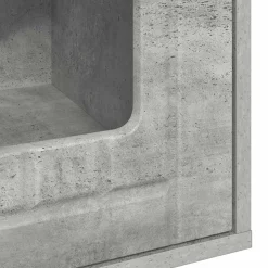 vidaXL Kattenhuis Beton 53 x 52 x 62 cm Bewerkt hout
