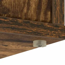 vidaXL Kattenhuis Gerookt eiken 53 x 52 x 62 cm Bewerkt hout