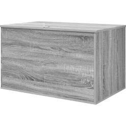 vidaXL Kattenhuis Grijs Sonoma 85 x 55 x 50,5 cm Bewerkt hout