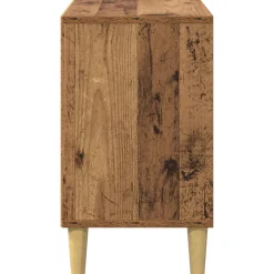 vidaXL Kattenhuis Oud hout 51 x 30 x 52 cm Bewerkt hout