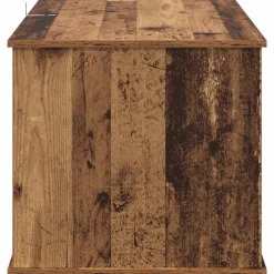 vidaXL Kattenhuis Oud hout 85 x 55 x 50,5 cm Bewerkt hout