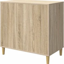 vidaXL Kattenhuis Sonoma Eiken 72 x 42,5 x 70 cm Bewerkt hout