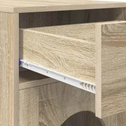 vidaXL Kattenhuis Sonoma Eiken 72 x 42,5 x 70 cm Bewerkt hout