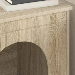 vidaXL Kattenhuis Sonoma 53 x 52 x 62 cm Bewerkt hout