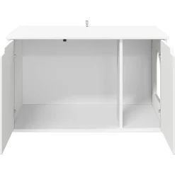 vidaXL Kattenhuis Wit 85 x 55 x 50,5 cm Bewerkt hout