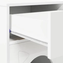 vidaXL Kattenhuis Wit 72 x 42,5 x 70 cm Bewerkt hout