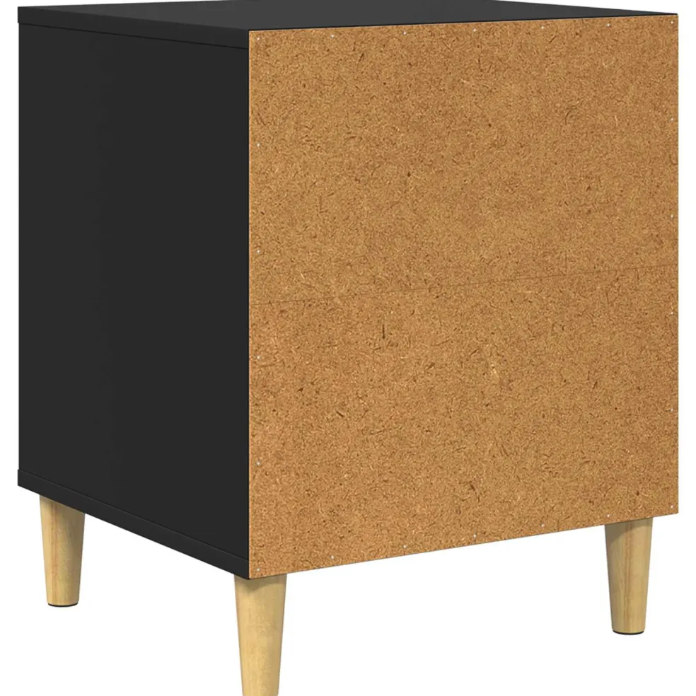 vidaXL Kattenhuis Zwart 42,5 x 40 x 53 cm Bewerkt hout