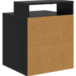 vidaXL Kattenhuis Zwart 42,5 x 40 x 53,5 cm Bewerkt hout