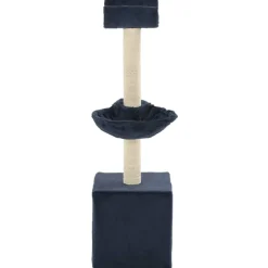 vidaXL Kattenkrabpaal met sisal krabpalen 105 cm blauw