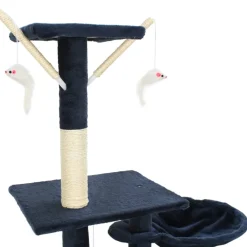vidaXL Kattenkrabpaal met sisal krabpalen 230-250 cm blauw