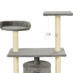 vidaXL Kattenkrabpaal met sisal krabpalen 95 cm grijs