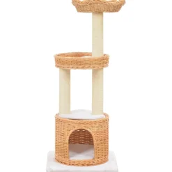 vidaXL Kattenkrabpaal met sisal krabpaal natuurlijk wilgenhout