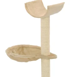 vidaXL Kattenkrabpaal met sisal krabpalen 105 cm beige