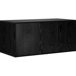 vidaXL Kattenkrat meubel Zwart eiken 100 x 49 x 45 cm Bewerkt hout