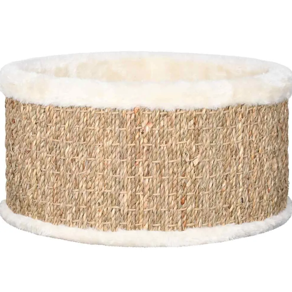 vidaXL Kattenmand rond 36 cm zeegras