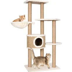 vidaXL Kattenmeubel met krabpalen 126 cm zeegras