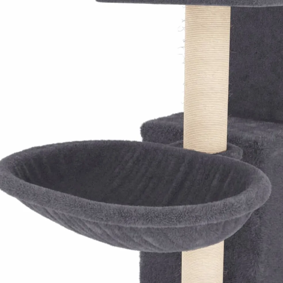 vidaXL Kattenmeubel met sisal krabpalen 183 cm crèmekleurig