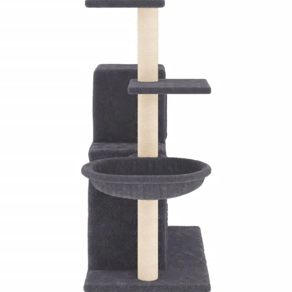 vidaXL Kattenmeubel met sisal krabpalen 183 cm crèmekleurig