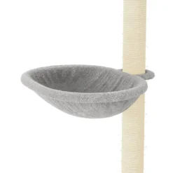 vidaXL Kattenmeubel met sisal krabpalen 95 cm lichtgrijs