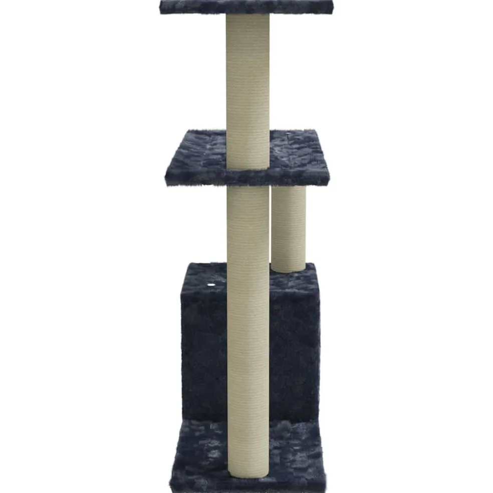 vidaXL Kattenmeubel met sisal krabpalen 70 cm donkergrijs