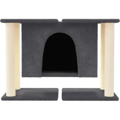 vidaXL Kattenmeubel met sisal krabpalen 50 cm donkergrijs