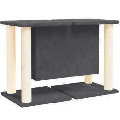 vidaXL Kattenmeubel met sisal krabpalen 50 cm donkergrijs