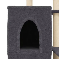 vidaXL Kattenmeubel met sisal krabpalen 97 cm donkergrijs