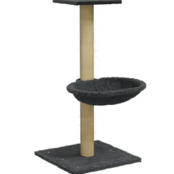 vidaXL Kattenmeubel met sisal krabpaal 74 cm donkergrijs