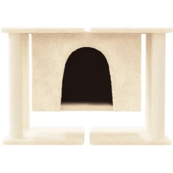 vidaXL Kattenmeubel met sisal krabpalen 50 cm crèmekleurig
