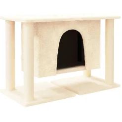 vidaXL Kattenmeubel met sisal krabpalen 50 cm crèmekleurig