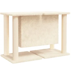 vidaXL Kattenmeubel met sisal krabpalen 50 cm crèmekleurig