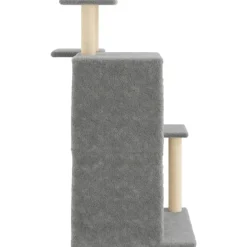 vidaXL Kattenmeubel met sisal krabpalen 97 cm lichtgrijs