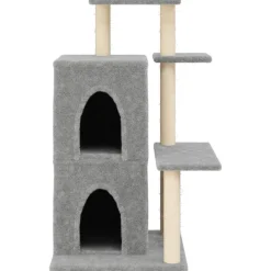 vidaXL Kattenmeubel met sisal krabpalen 97 cm lichtgrijs