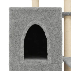 vidaXL Kattenmeubel met sisal krabpalen 97 cm lichtgrijs