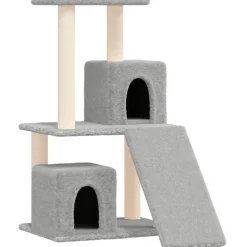 vidaXL Kattenmeubel met sisal krabpalen 82 cm lichtgrijs