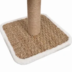 vidaXL Kattenmeubel met tunnel en speeltje 56 cm zeegras