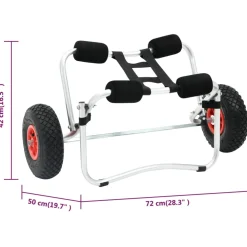 vidaXL Kayak Trolley