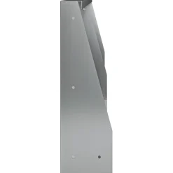 vidaXL Keerwand 2 st 100 x 12 x 30 cm Gegalvaniseerd staal zilver