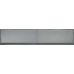 vidaXL Keerwand 2 st 100 x 12 x 30 cm Gegalvaniseerd staal zilver