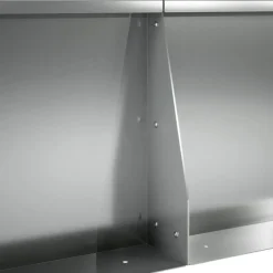 vidaXL Keerwand 2 st 100 x 12 x 30 cm Gegalvaniseerd staal zilver