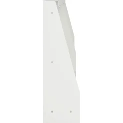 vidaXL Keerwand 2 st 100 x 12 x 30 cm Staal Wit