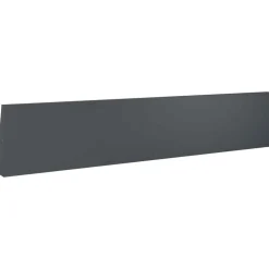 vidaXL Keerwand 2 st 100 x 12 x 30 cm Staal Antraciet