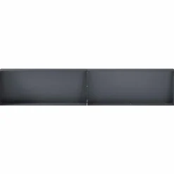 vidaXL Keerwand 2 st 100 x 12 x 30 cm Staal Antraciet