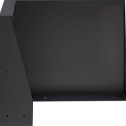 vidaXL Keerwand 2 st 50 x 50 x 30 cm Staal Zwart