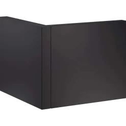 vidaXL Keerwand 2 st 50 x 50 x 30 cm Staal Zwart