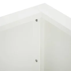 vidaXL Keerwand 6 st 100 x 12 x 30 cm Staal Antraciet