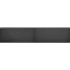 vidaXL Keerwand 6 st 100 x 12 x 30 cm Staal Zwart
