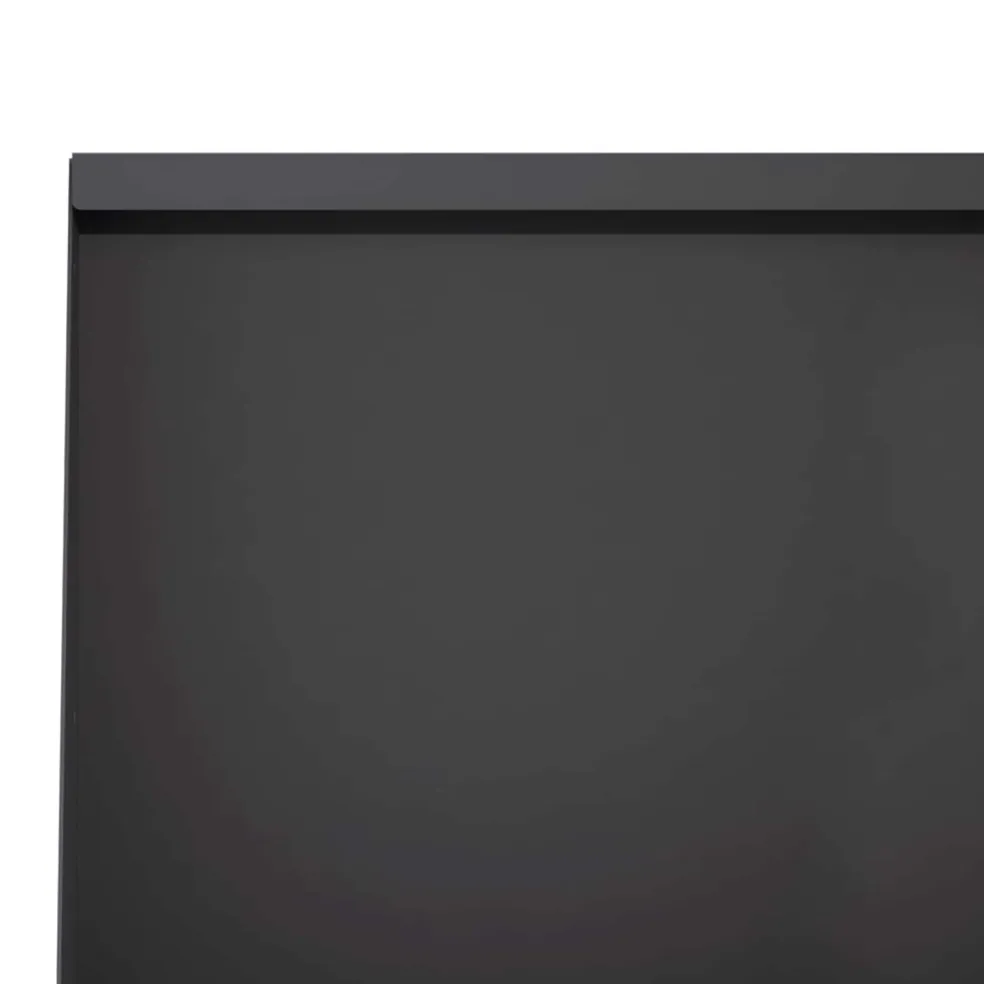 vidaXL Keerwand 6 st 100 x 12 x 30 cm Staal Zwart