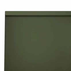 vidaXL Keerwand 2 st 100 x 12 x 30 cm Staal Olijfgroen